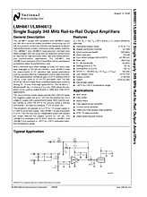 DataSheet LMH6612 pdf